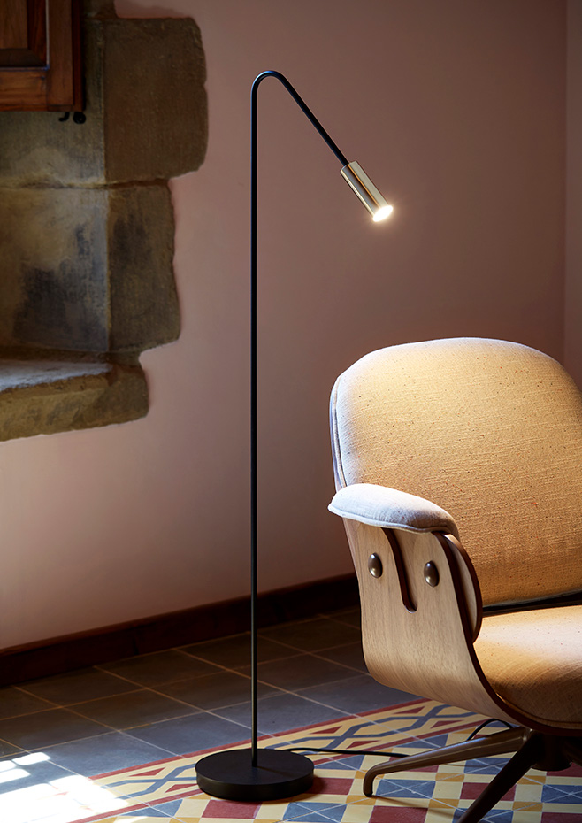 Floor Lamp For Reading Volta P 3538 Estiluz Official Floor Lamp For Reading Volta P 3538, Floor Lamp With Acrylic Shade Ukraine